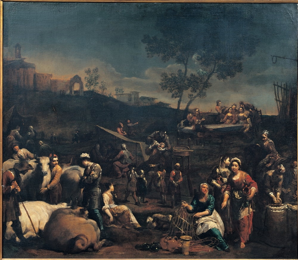 Crespi Giuseppe Maria Know As Spagnuolo (Or Spagnolo) Canvas Art - (36 x 24)