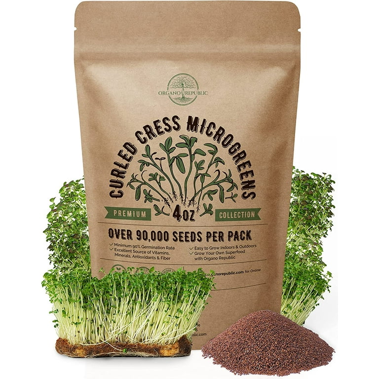 Cress, Garden - Microgreens seeds