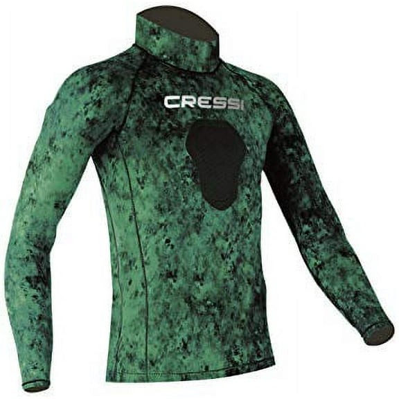 Cressi Hunter Rash Guard - Green Hunter - 2X-Large