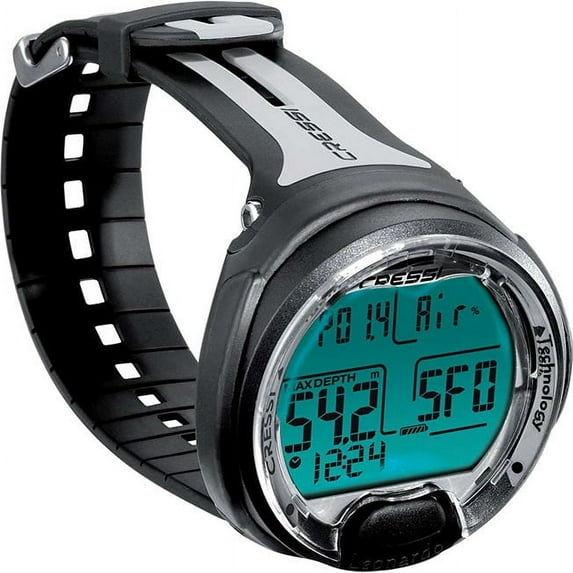 Cressi Leonardo Wrist Diving Computer, Black and white