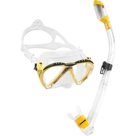 Cressi Lince Mask with Dry Snorkel Set
