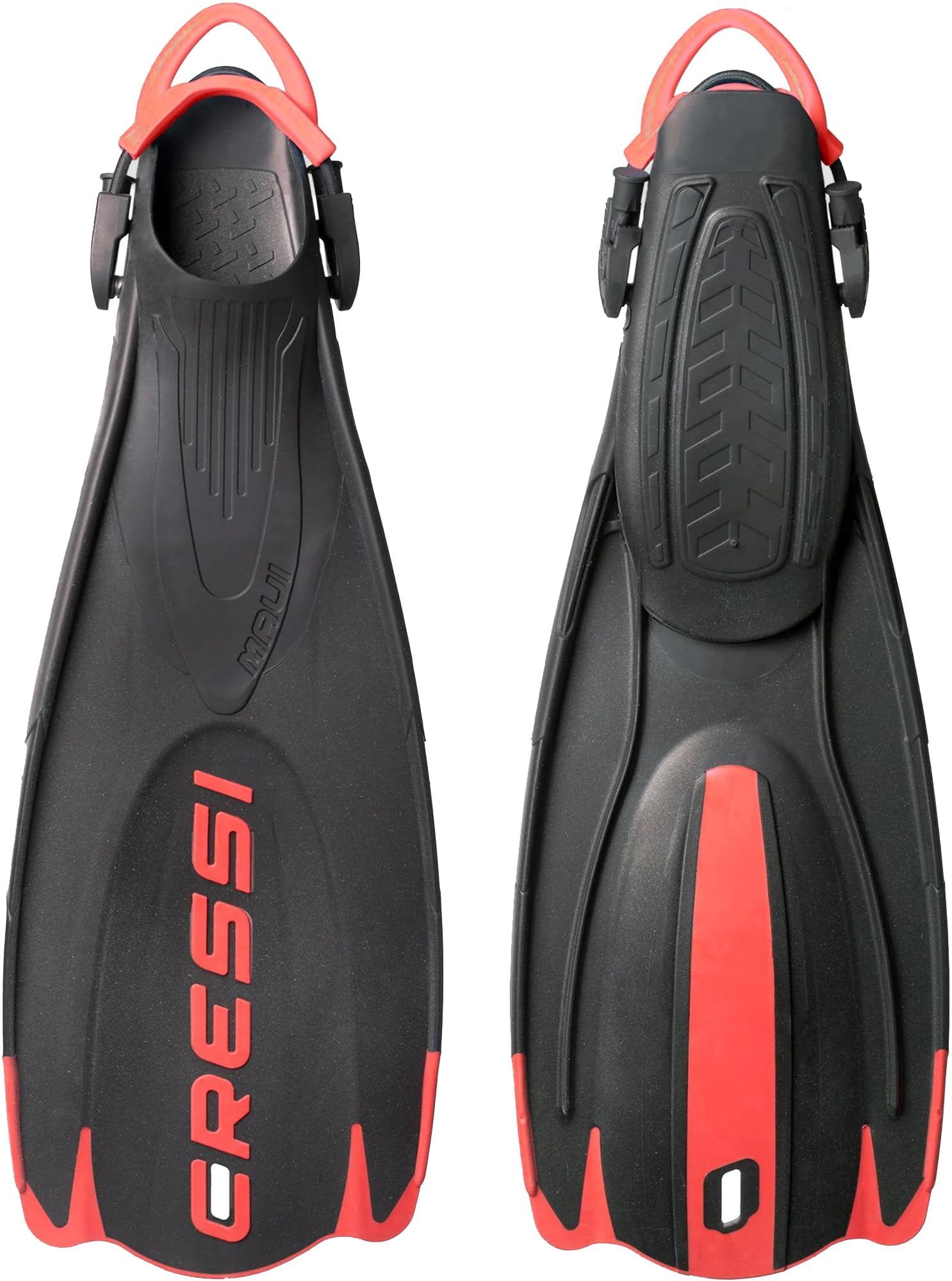 Cressi Frog Plus EBS Fins - Blue, Size M/L, Open Heel Scuba Diving Fins