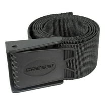 Cressi Nylon Weight Belt w/ Plastic Buckle - Black