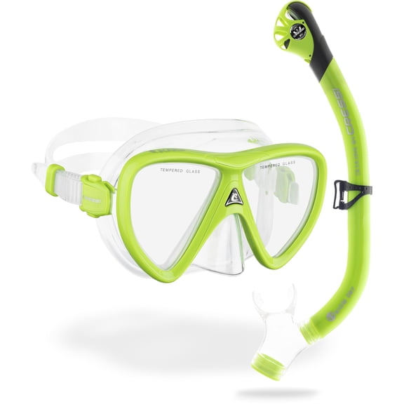 Cressi Ocean Combo (Clear/Lime)