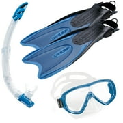 Cressi Palau Long Adjustable Fin LAF Package
