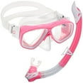 thumbnail image 1 of Cressi Rocks Kids Mask Snorkel Combo Pink / White, 1 of 2