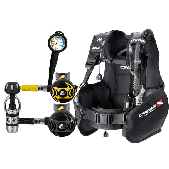 Cressi Solid Discovery Scuba SPG Package XX-Large
