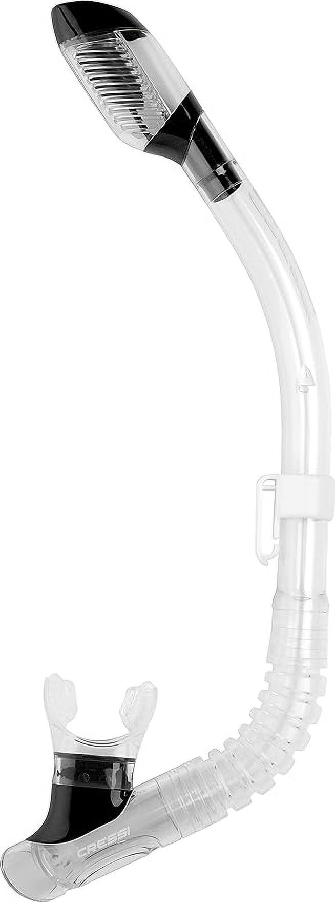 Cressi Youth DryTop Snorkel SplashGuard and Closing Valve on Top