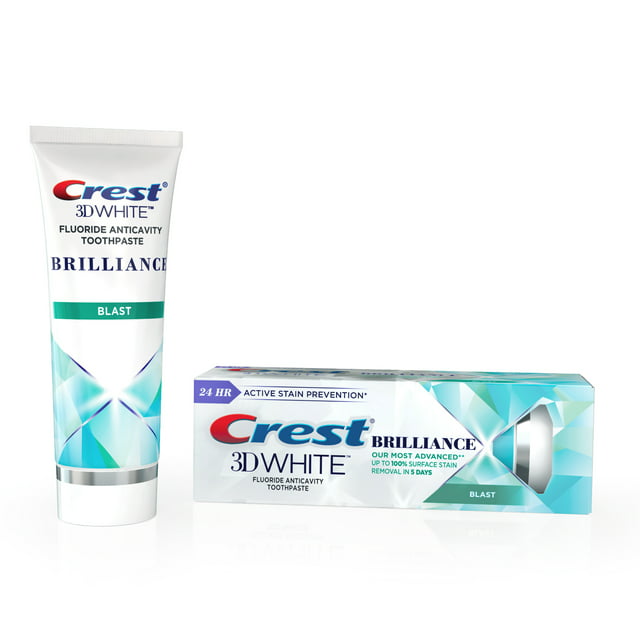 Crest 3D White Brilliance Blast Toothpaste, 3.9 oz