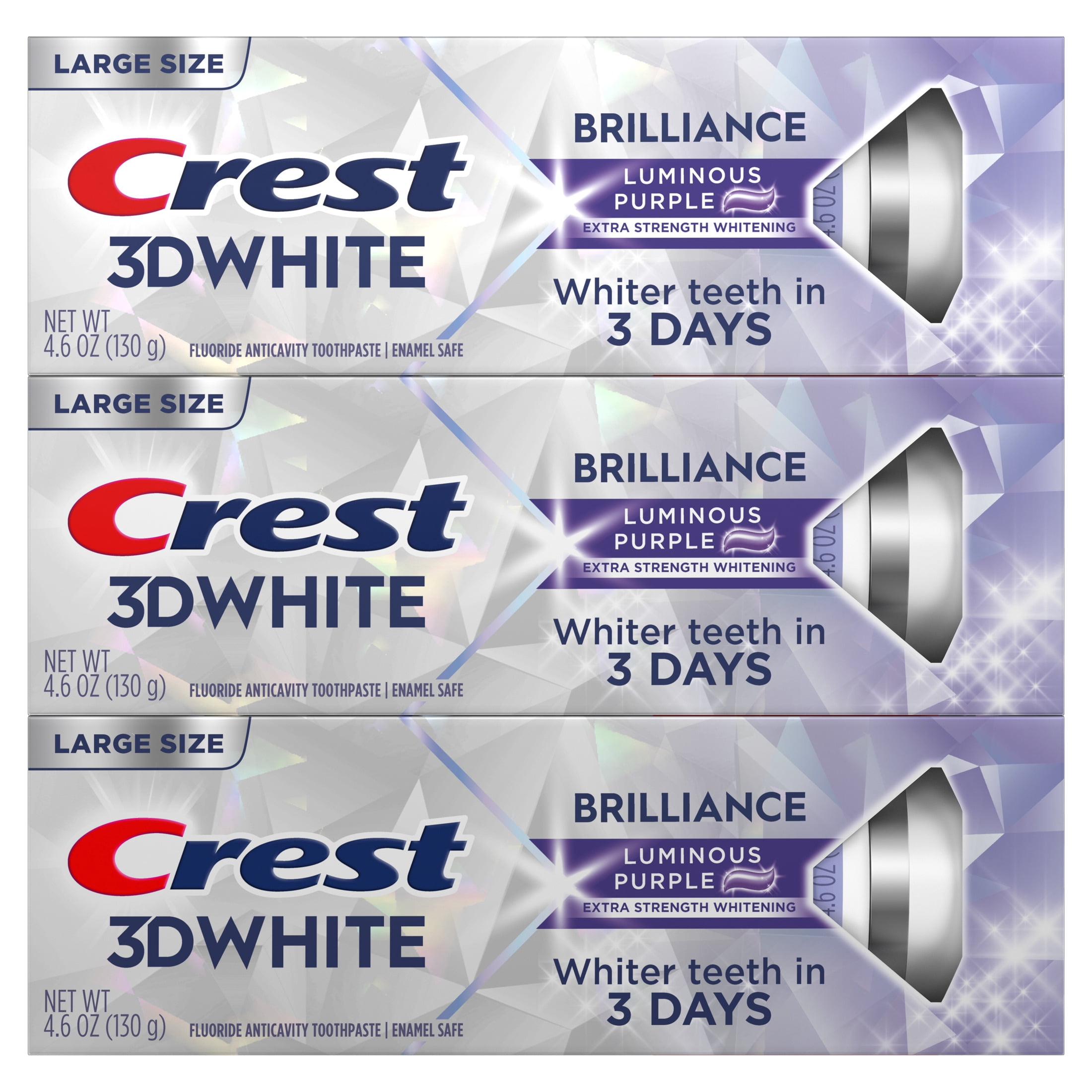 Crest 3D White Brilliance Luminous Purple Teeth Whitening