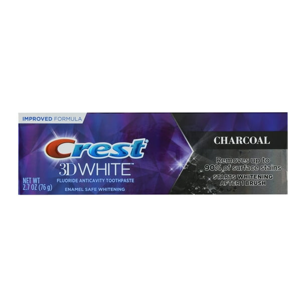 Does Crest 3d White Charcoal Toothpaste Work Crest 3D White Charcoal Teeth Whitening Toothpaste - Walmart.com