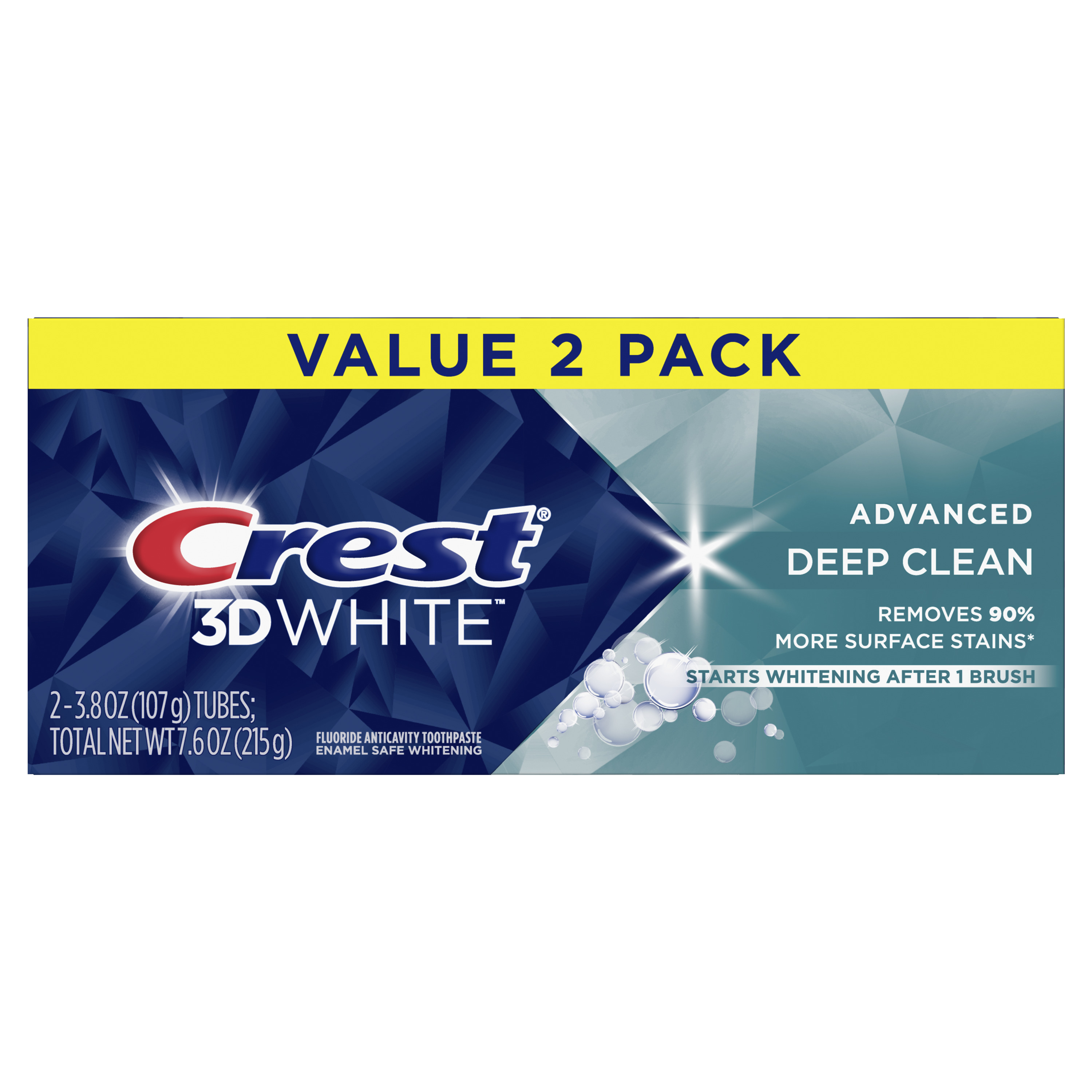crest 3D White deep clean 107g×2