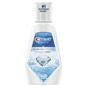 Crest 3D White Diamond Strong Whitening Mouthwash, Wintermint, 946 mL, Alcohol Free