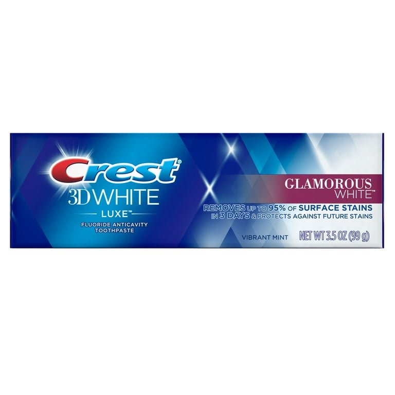 Crest 3D White Luxe Glamorous White Toothpaste 3.5 oz