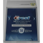Crest 3D White Professional Effects Whitestrips Teeth Whitening Strips Kit, 40 Strips 20 Count Pack