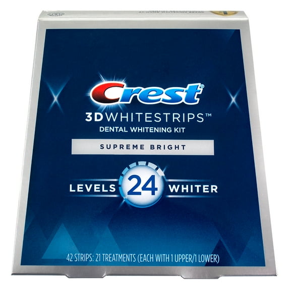Crest 3D White Supreme FlexFit Whitestrips, 42 Strips (2 pack)