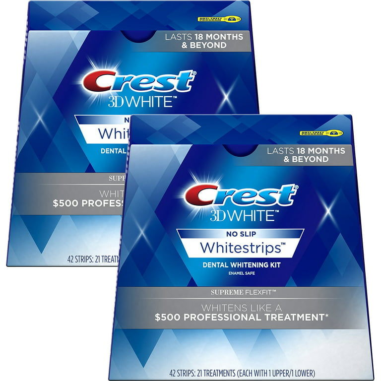 Crest 3D White Whitestrips Supreme Flexfit, 21 Treatments