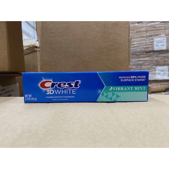 Crest 3D White Vibrant Mint Toothpaste 2.3 oz