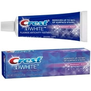 Crest 3D White Vivid Fluoride Anticavity Toothpaste, Radiant Mint, 0.85 oz