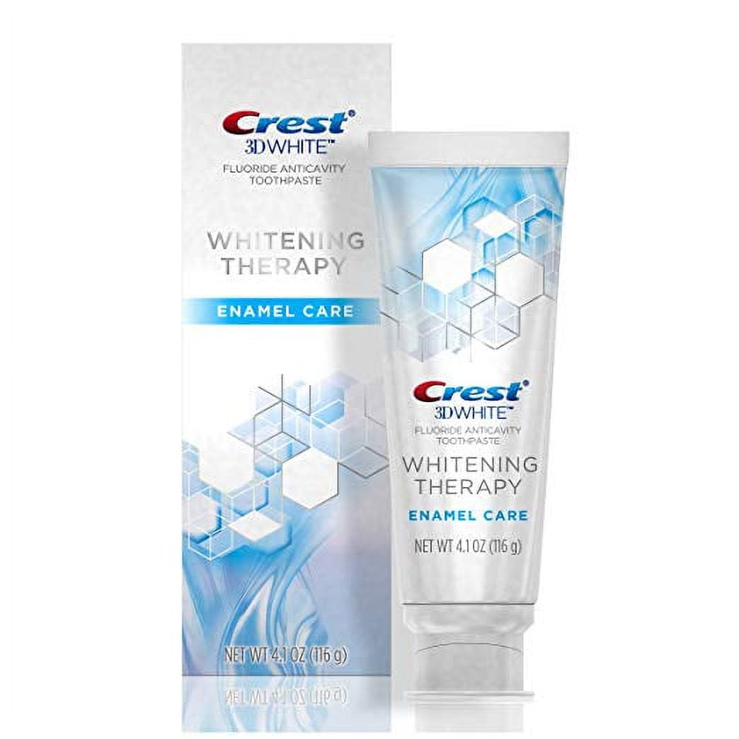 Crest 3D White Whitening Therapy Enamel Care Fluoride Toothpaste Pack Of 3