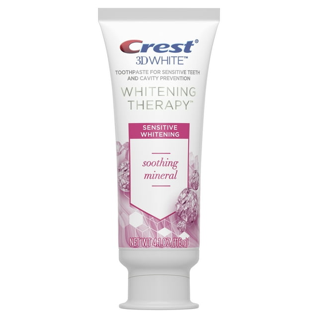 Crest 3D White Whitening Therapy Sensitivity Care Toothpaste, 4.1 oz