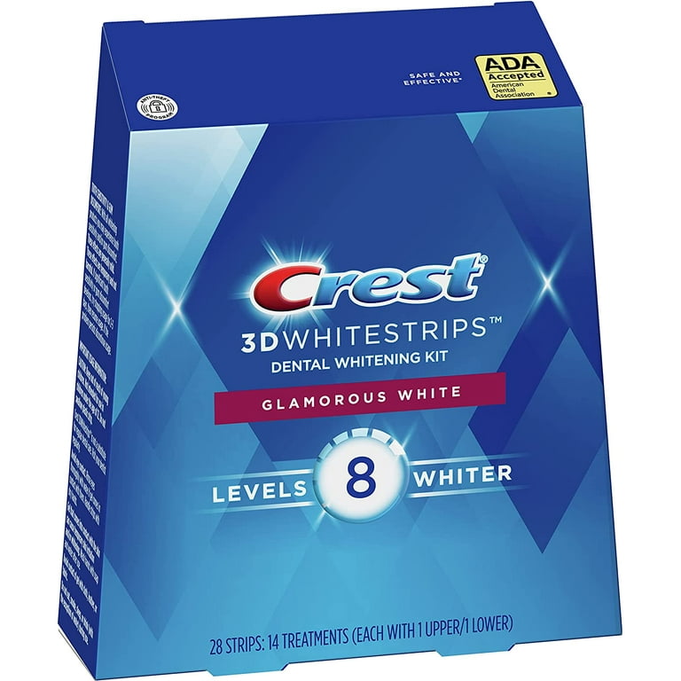 【タイムセール】クレスト　crest whitening Crest 3D Whitestrips Glamorous White Teeth Whitening Kit