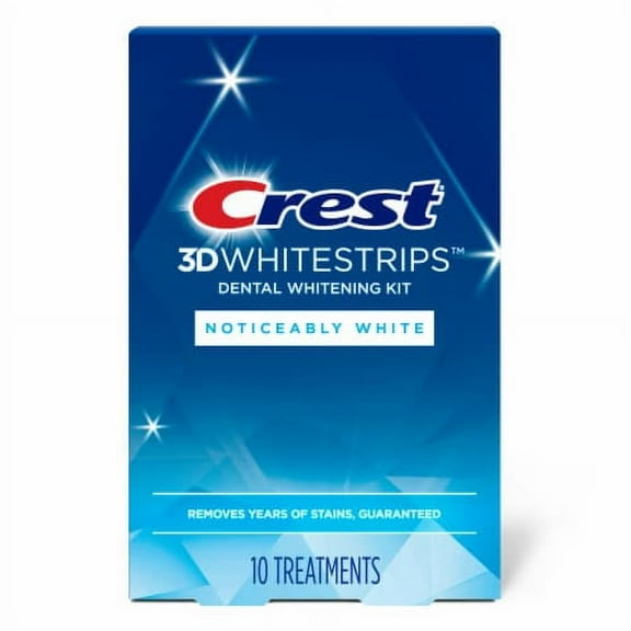 Crest 3D Whitestrips Noticeably White At-home Teeth Whitening Kit - 10 ct