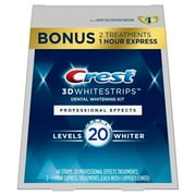 Crest 3D Whitestrips, Professional Effects, Teeth Whitening Strip Kit, 44 Strips 22 Count Pack C7