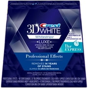 Crest 3D White Whitestrips Luxe Professional Effects Teeth Whitening Kit, 20 Treatments, Removes 14 Years of Stains