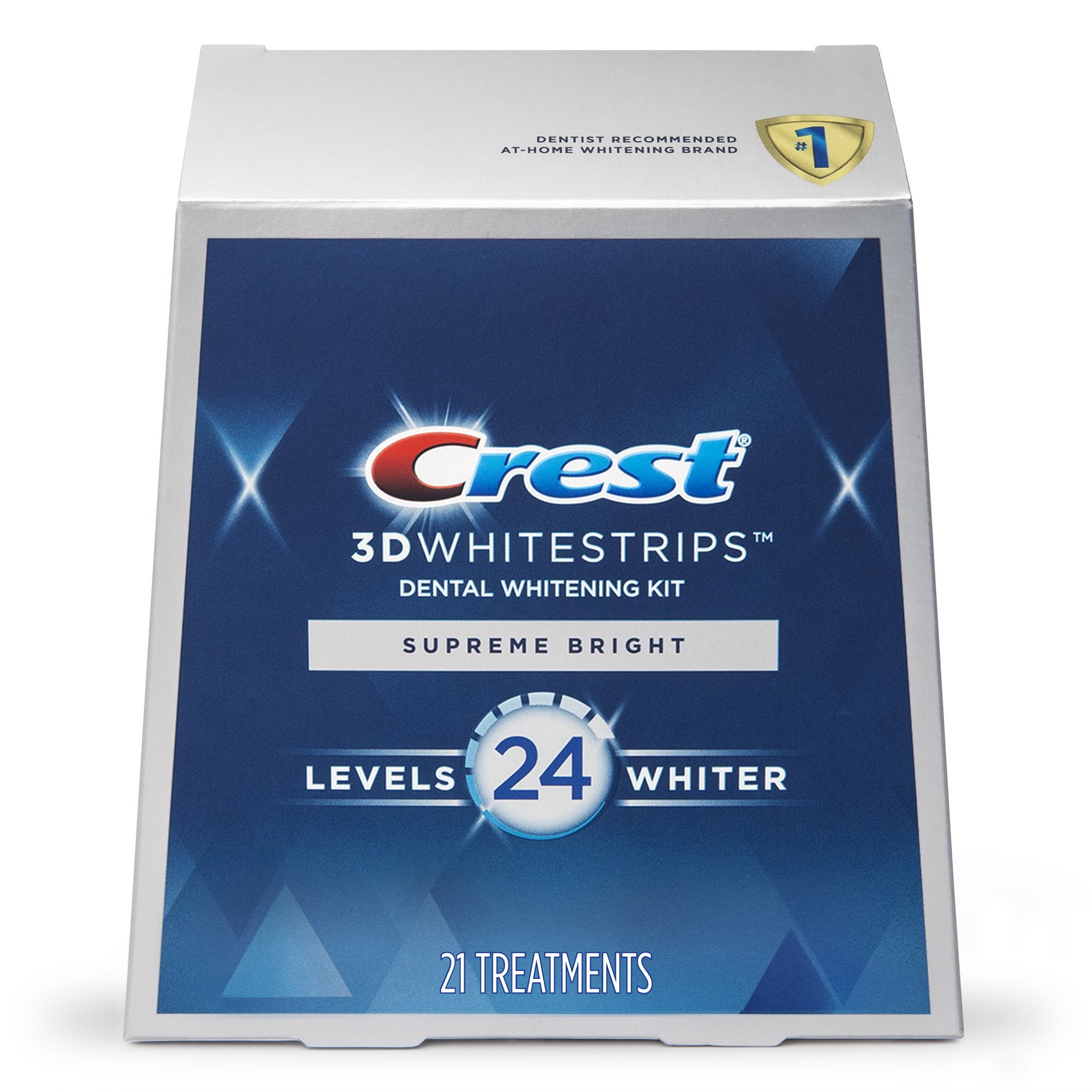 Crest 3D Whitestrips Supreme Bright Teeth Whitening Strips, 42 Ct EN