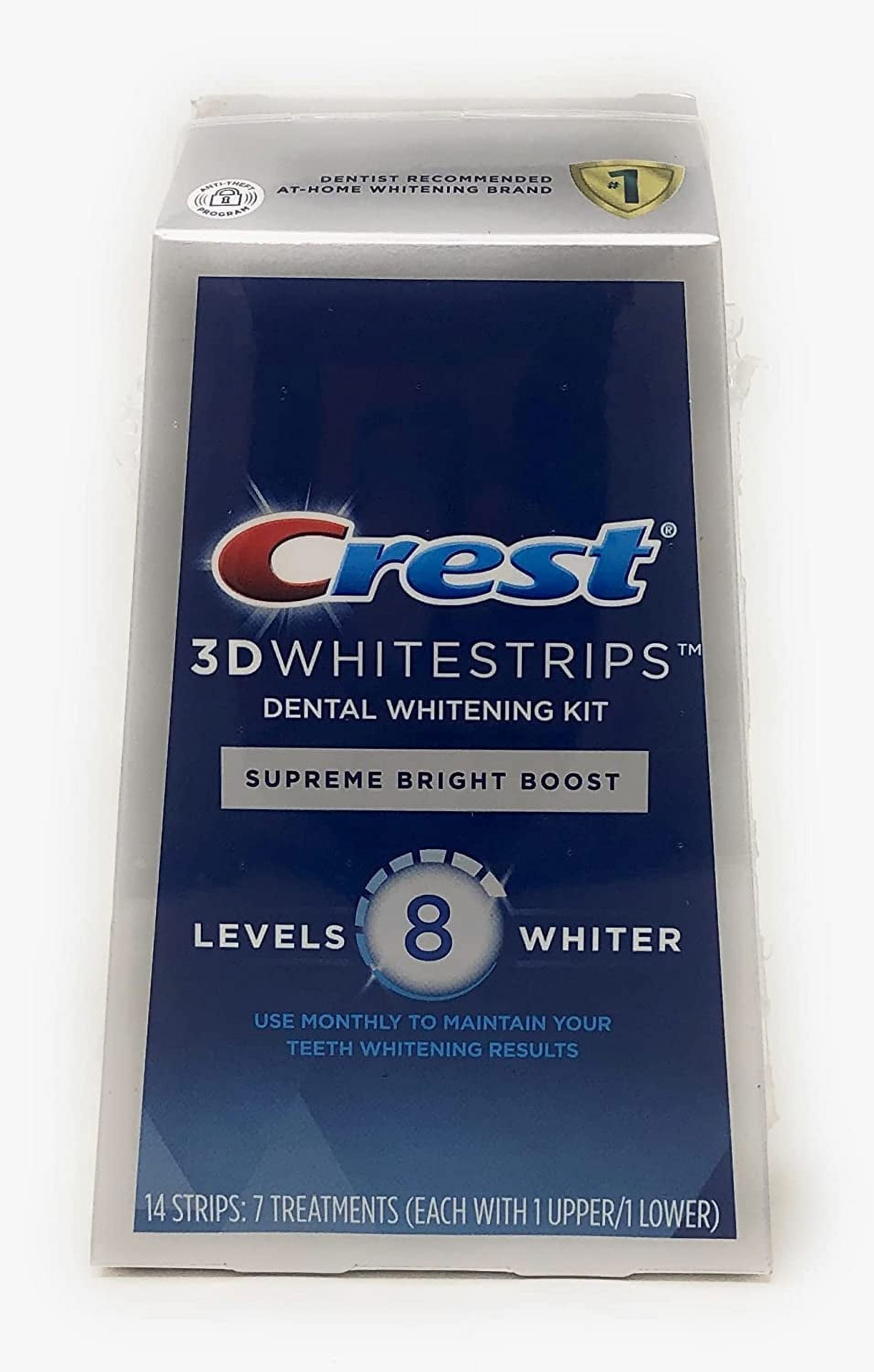 Crest 3D Whitestrips Supreme KF05 Bright Boost Teeth Whitening Strips