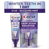 Crest 3DWhite Brilliance Deep Stain Remover Dazzling Mint Toothpaste - 3.1oz