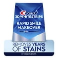 thumbnail image 1 of Crest 3DWhitestrips Rapid Smile Makeover at-Home Kit, 10 Levels Whiter, 11 Treatments, 1 of 11