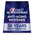 thumbnail image 1 of Crest 3DWhitestrips at Home Teeth Whitening, Anti-Aging Whitener, 18 Levels Whiter, 24 Treatments, 48 Strips, 1 of 13