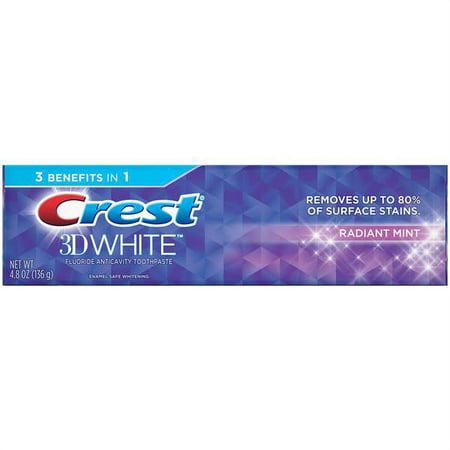 Crest 4.8 Oz 3D White Toothpaste