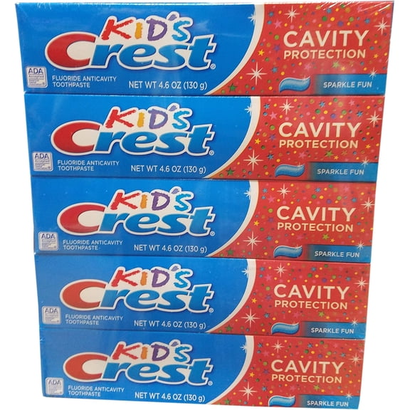 Crest 48204 Kid,S Sparkle Fun (5 Pack)