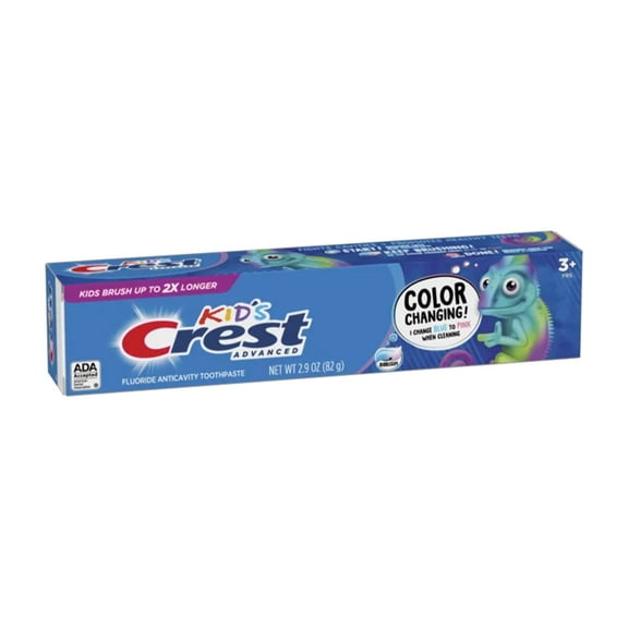 Crest Advanced Kid's Fluoride Toothpaste, Bubblegum Flavor 2.9 oz
