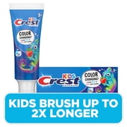Crest Toothpaste, Advanced Kids Fluoride Toothpaste, Strawberry Flavor, 4.2 oz, Ages 3+