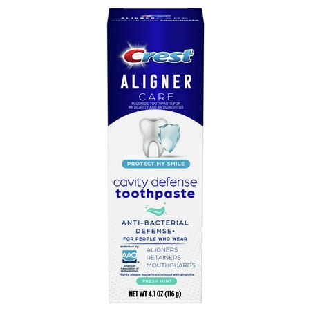 Crest Aligner Care Cavity Toothpaste, Fresh Mint, 4.1 oz