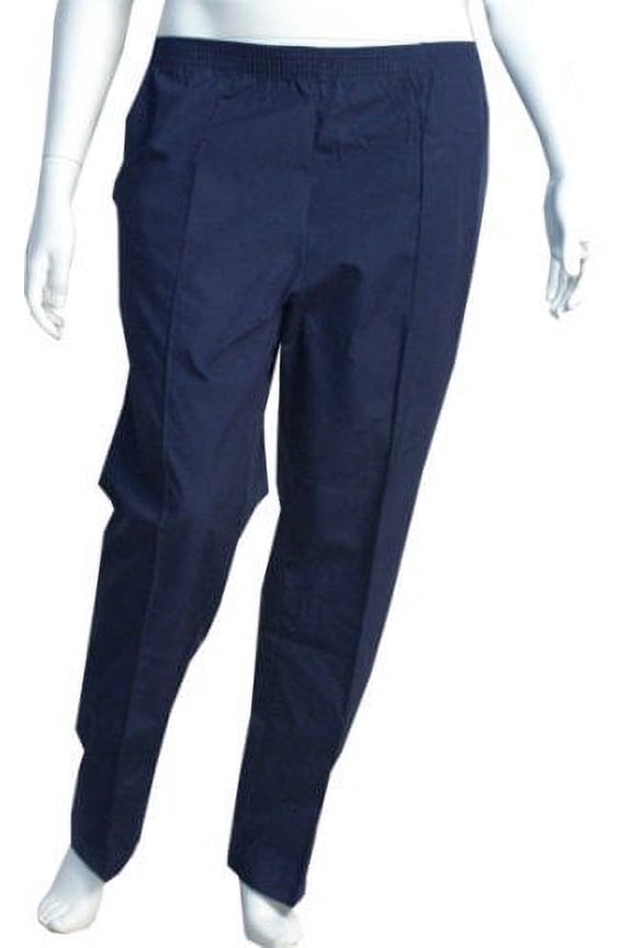 ® Basic Color Navy Scrub Uniform Pants - Pack of 5 (Size-L - #192-Petite)