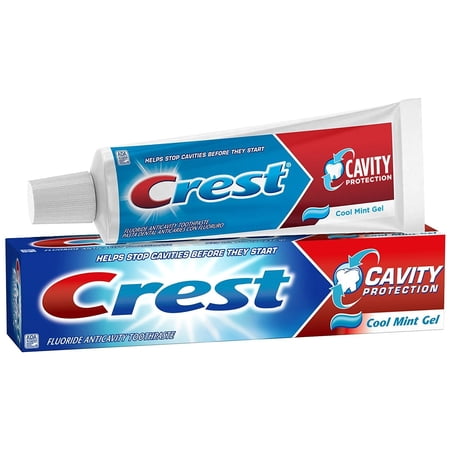 Crest Cavity Protection Cool Mint Flavor Liquid Gel Toothpaste 8.2 Oz (Pack of 6)