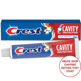 Crest Cavity Protection Toothpaste Gel, Cool Mint, 5.7 oz
