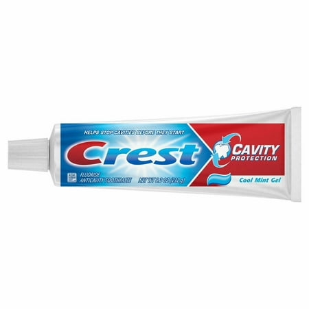 Crest Cavity Protection Toothpaste Gel Cool Mint 8.20 oz (Pack of 8)