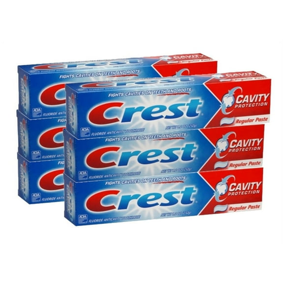 Crest Cavity Protection Toothpaste Regular 8.20 oz (Pack of 6)