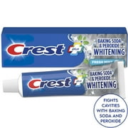 Crest Plus Baking Soda & Peroxide Whitening Toothpaste, Fresh Mint, 5.7 oz