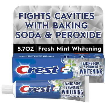 Crest Cavity Protection Toothpaste, Whitening Baking Soda, Fresh Mint, 5.7 oz