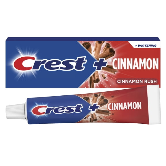 Crest Toothpaste, Plus Cinnamon, Cinnamon Rush, 5.4 oz