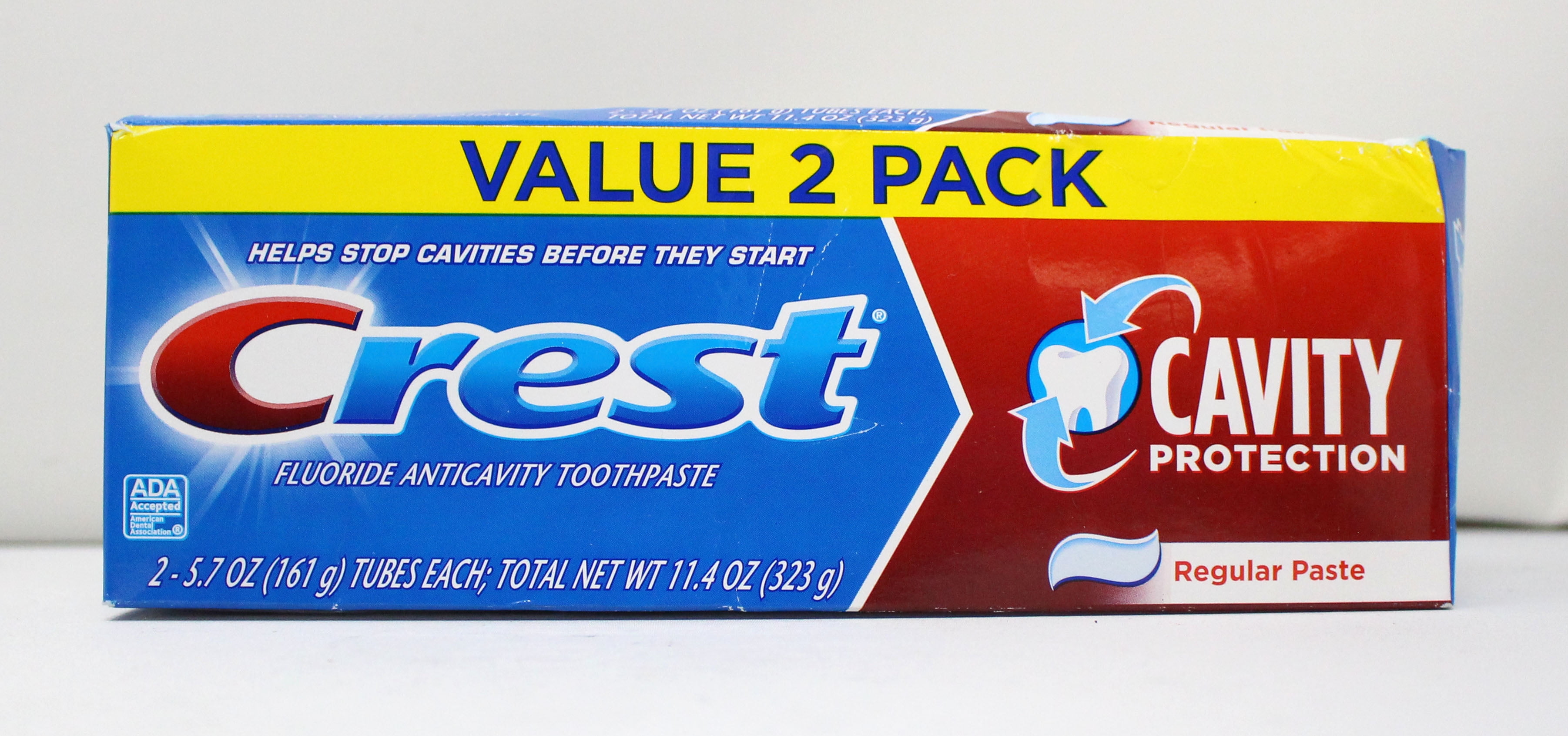 Crest Anticavity Toothpaste with Fluoride, Regular Mint Smooth Formula