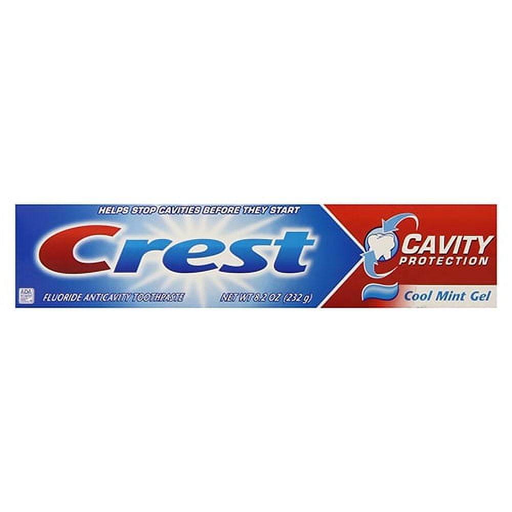 Crest Gel Cavity Protection Cool Mint Toothpaste 8.2 Oz, 2 Pack