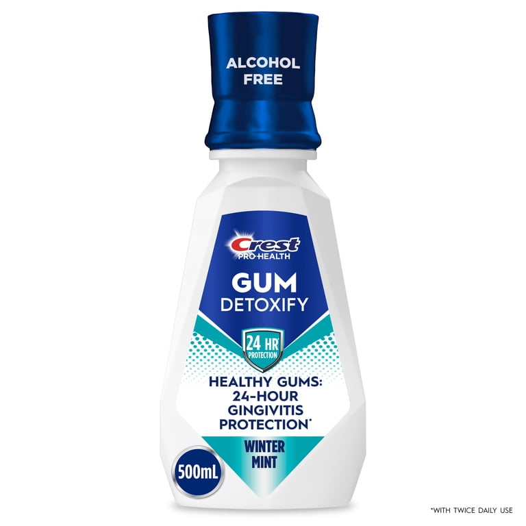 Crest Mouthwash, Pro-Health Gum Detoxify, Winter Mint, 500mL